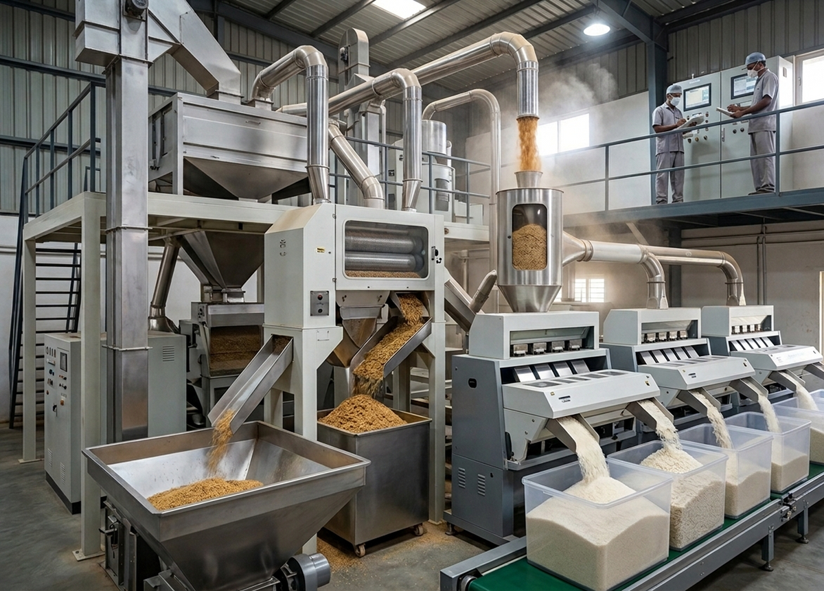 The Journey of Rice - Inside the Kkhavo Milling Process