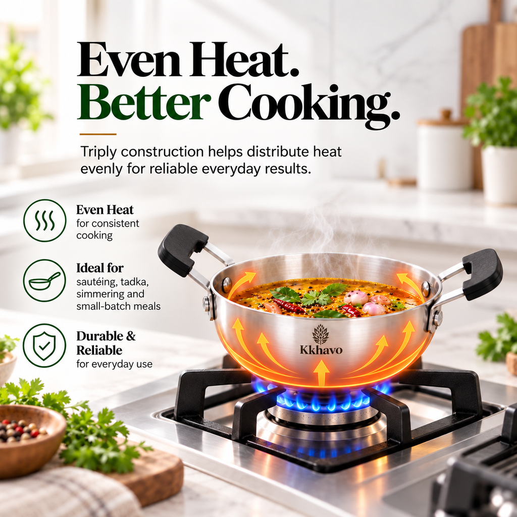 KKhavo Mini Kadai — 14 cm, 600 ml — product image 4