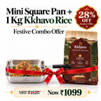 Mini Square Pan plus 1 kg Kkhavo rice festive combo offer at Rs 1099