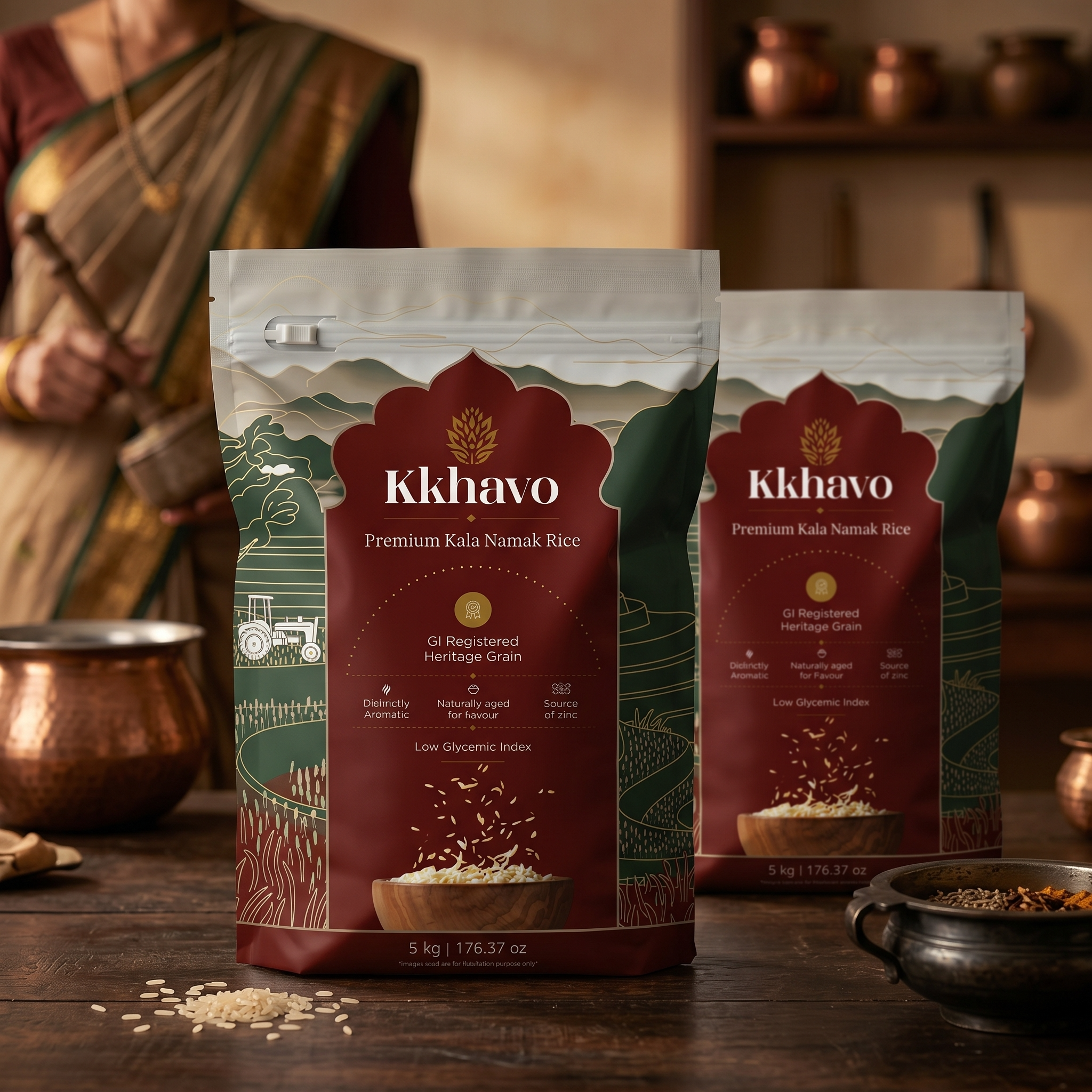 Kkhavo rice packs